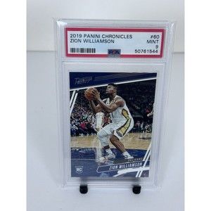 Zion Williamson 2019-20 Panini Chronicles Prestige RC #60 PSA9 Rookie Pelicans
